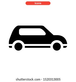 car icon isolated sign symbol vector illustration - high quality black style vector icons

