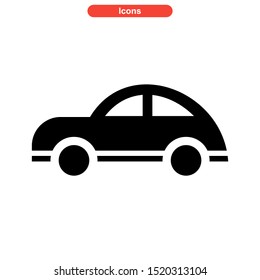 car icon isolated sign symbol vector illustration - high quality black style vector icons
