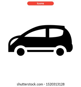 car icon isolated sign symbol vector illustration - high quality black style vector icons
