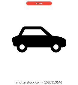 car icon isolated sign symbol vector illustration - high quality black style vector icons
