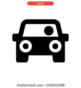 car icon isolated sign symbol vector illustration - high quality black style vector icons
