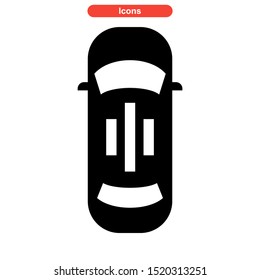 car icon isolated sign symbol vector illustration - high quality black style vector icons
