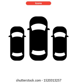 car icon isolated sign symbol vector illustration - high quality black style vector icons
