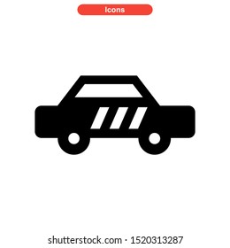 car icon isolated sign symbol vector illustration - high quality black style vector icons

