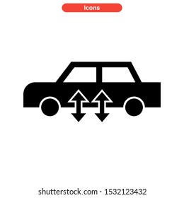 car icon isolated sign symbol vector illustration - high quality black style vector icons
