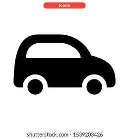 car icon isolated sign symbol vector illustration - high quality black style vector icons
