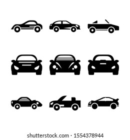 car icon isolated sign symbol vector illustration - Collection of high quality black style vector icons
