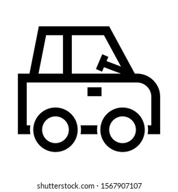 car icon isolated sign symbol vector illustration - high quality black style vector icons
