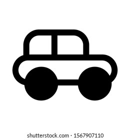 car icon isolated sign symbol vector illustration - high quality black style vector icons
