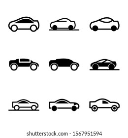car icon isolated sign symbol vector illustration - Collection of high quality black style vector icons
