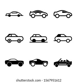 car icon isolated sign symbol vector illustration - Collection of high quality black style vector icons

