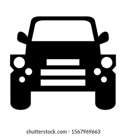 car icon isolated sign symbol vector illustration - high quality black style vector icons
