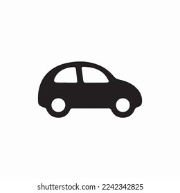 car icon isolated sign symbol vector illustration - high-quality black style vector icons