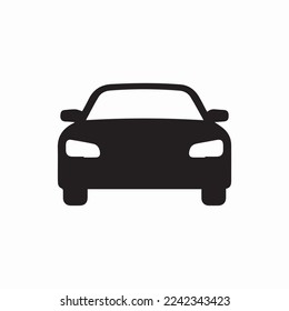 car icon isolated sign symbol vector illustration - high-quality black style vector icons