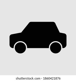 ilustración de vector aislado de icono de coche