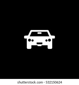 car icon, isolated, white background
