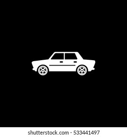 car icon, isolated, white background