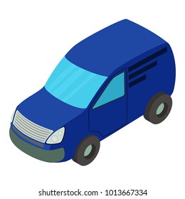 Car icon. Isometric illustration of car vector icon for web