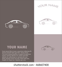 Car Icon. Line icon