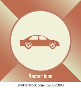 Car Icon. Line icon