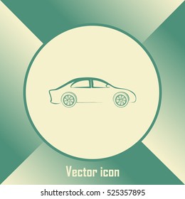 Car Icon. Line icon