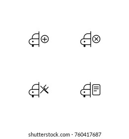 Car Icon Line