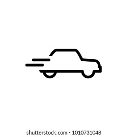 Car icon in Line Art