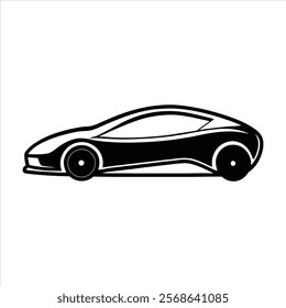 Car icon line art transportation Vector illustration design