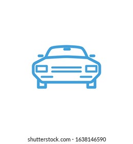 Car icon. Line design template