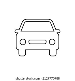 Car icon in line style