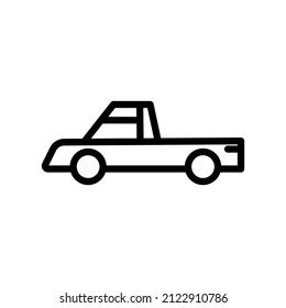 Car icon . line icon style. suitable for transportation symbol. simple design editable. Design template vector