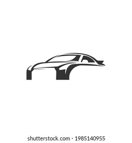 Ilustración de diseño de logotipo de icono de automóvil vector