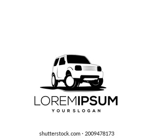 car icon logo design silhouette