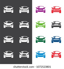 Car Icon Logo Design Vector