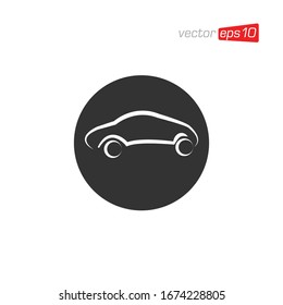 Car Icon Logo Design Vector