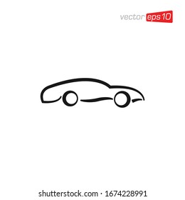 Car Icon Logo Design Vector