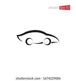 Car Icon Logo Design Vector