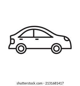 Car Icon Logo Design Vector Template Illustration