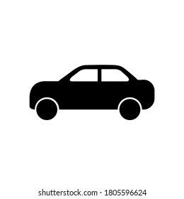 Car icon, logo isolated on white background
