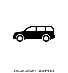 Car icon, logo isolated on white background