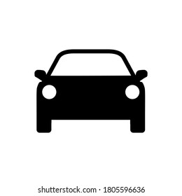 Car icon, logo isolated on white background