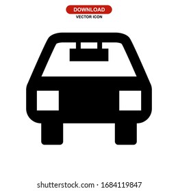 car icon or logo isolated sign symbol vector illustration - high quality black style vector icons
