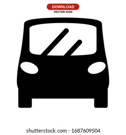 car icon or logo isolated sign symbol vector illustration - high quality black style vector icons
