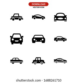 car icon or logo isolated sign symbol vector illustration - Collection of high quality black style vector icons
