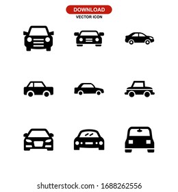 car icon or logo isolated sign symbol vector illustration - Collection of high quality black style vector icons
