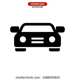 car icon or logo isolated sign symbol vector illustration - high quality black style vector icons
