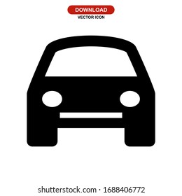 car icon or logo isolated sign symbol vector illustration - high quality black style vector icons
