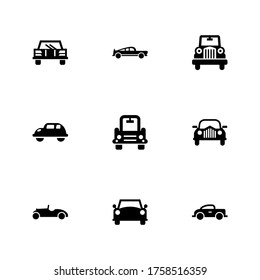 car icon or logo isolated sign symbol vector illustration - Collection of high quality black style vector icons
