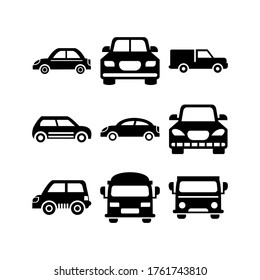 Car icon or logo isolated sign symbol vector illustration - Collection of high quality black style vector icons
