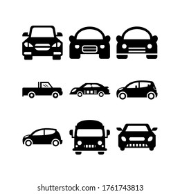 Car icon or logo isolated sign symbol vector illustration - Collection of high quality black style vector icons
